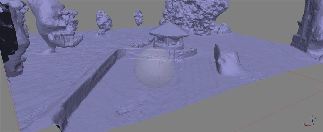 Modélisation 3D d'un site à partir de relevés par drone