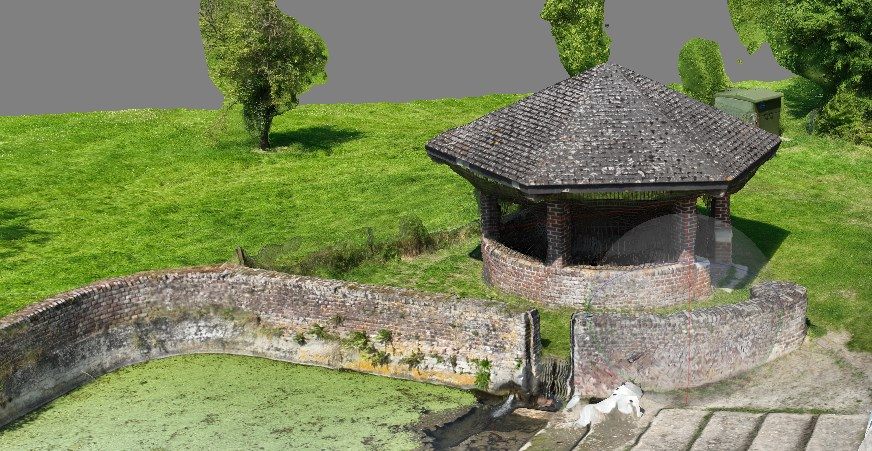 Relevé 3D texturé d'un ouvrage